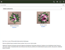 Tablet Screenshot of kukkakauppaninaflora.fi